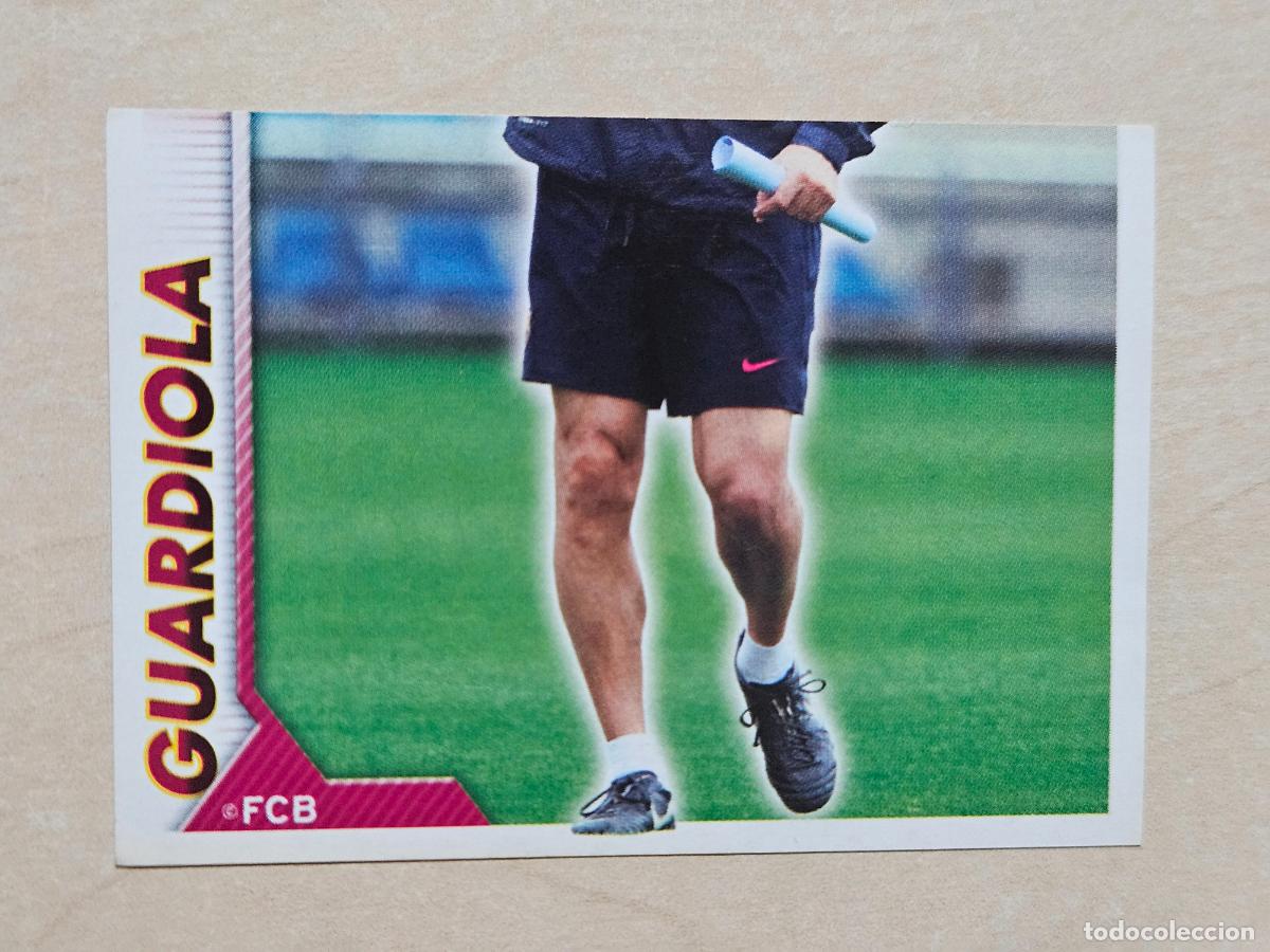 Cromos de f&uacute;tbol: CROMO N&ordm; 10 GUARDIOLA - COLECCION OFICIAL BARCELONA LIGA 2010 2011 - 10 11 SIN PEGAR