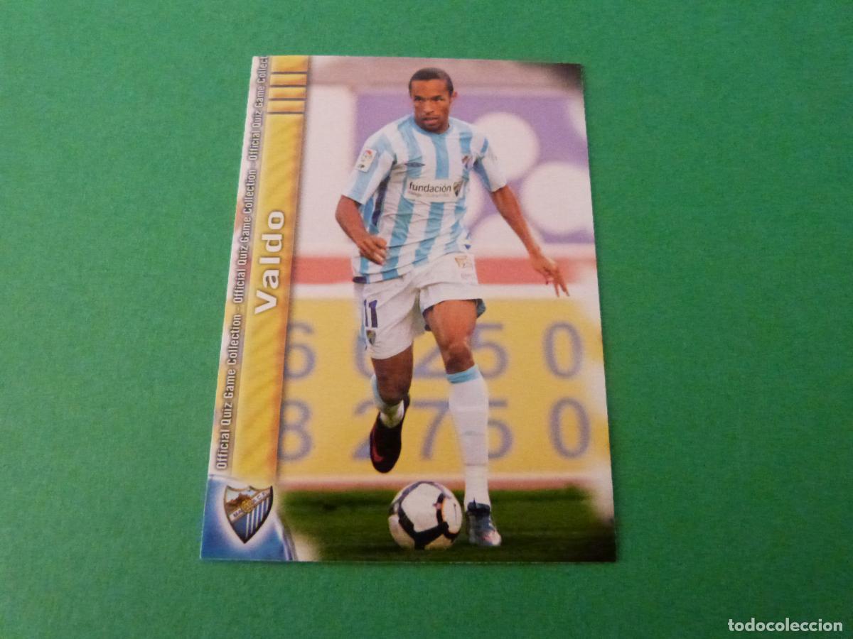 Cromos de f&uacute;tbol: TRADING CARD FUTBOL VALDO MALAGA C.F. N&ordm; 208 FICHAS LIGA MUNDICROMO 2009-2010/09-10