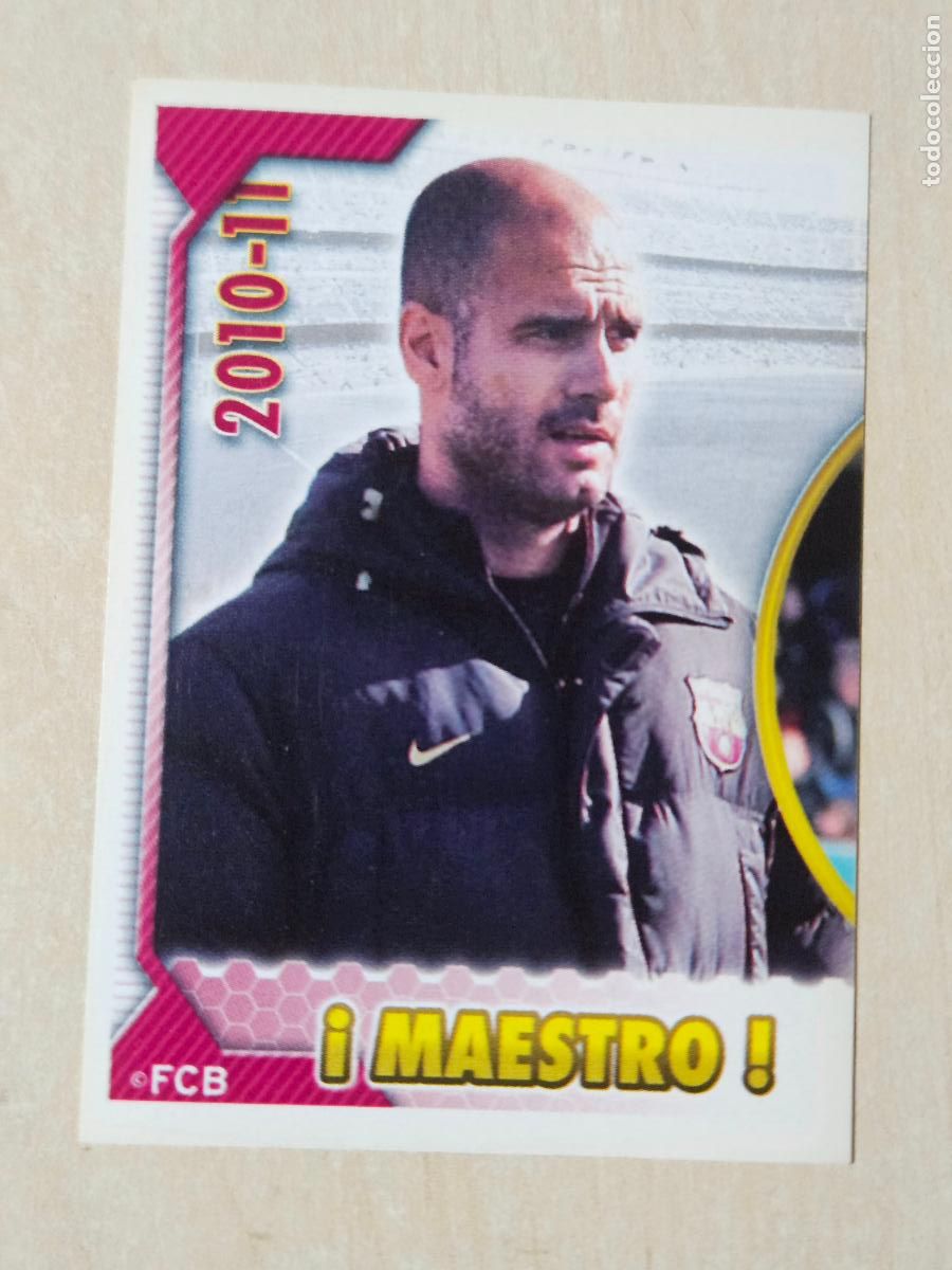 Cromos de f&uacute;tbol: CROMO N&ordm; 12 GUARDIOLA - COLECCION OFICIAL BARCELONA LIGA 2010 2011 - 10 11 SIN PEGAR