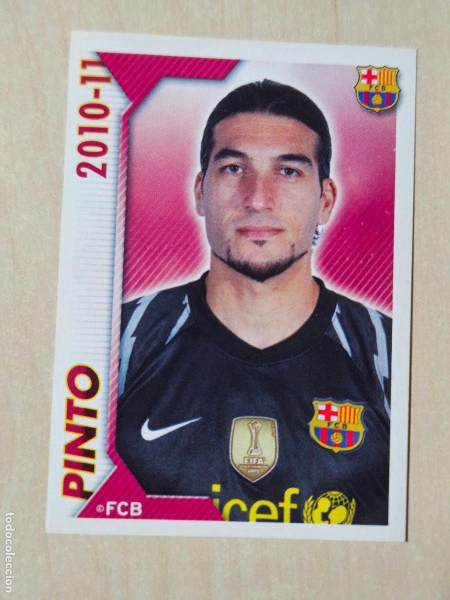 Cromos de f&uacute;tbol: CROMO N&ordm; 20 PINTO - COLECCION OFICIAL BARCELONA LIGA 2010 2011 - 10 11 SIN PEGAR