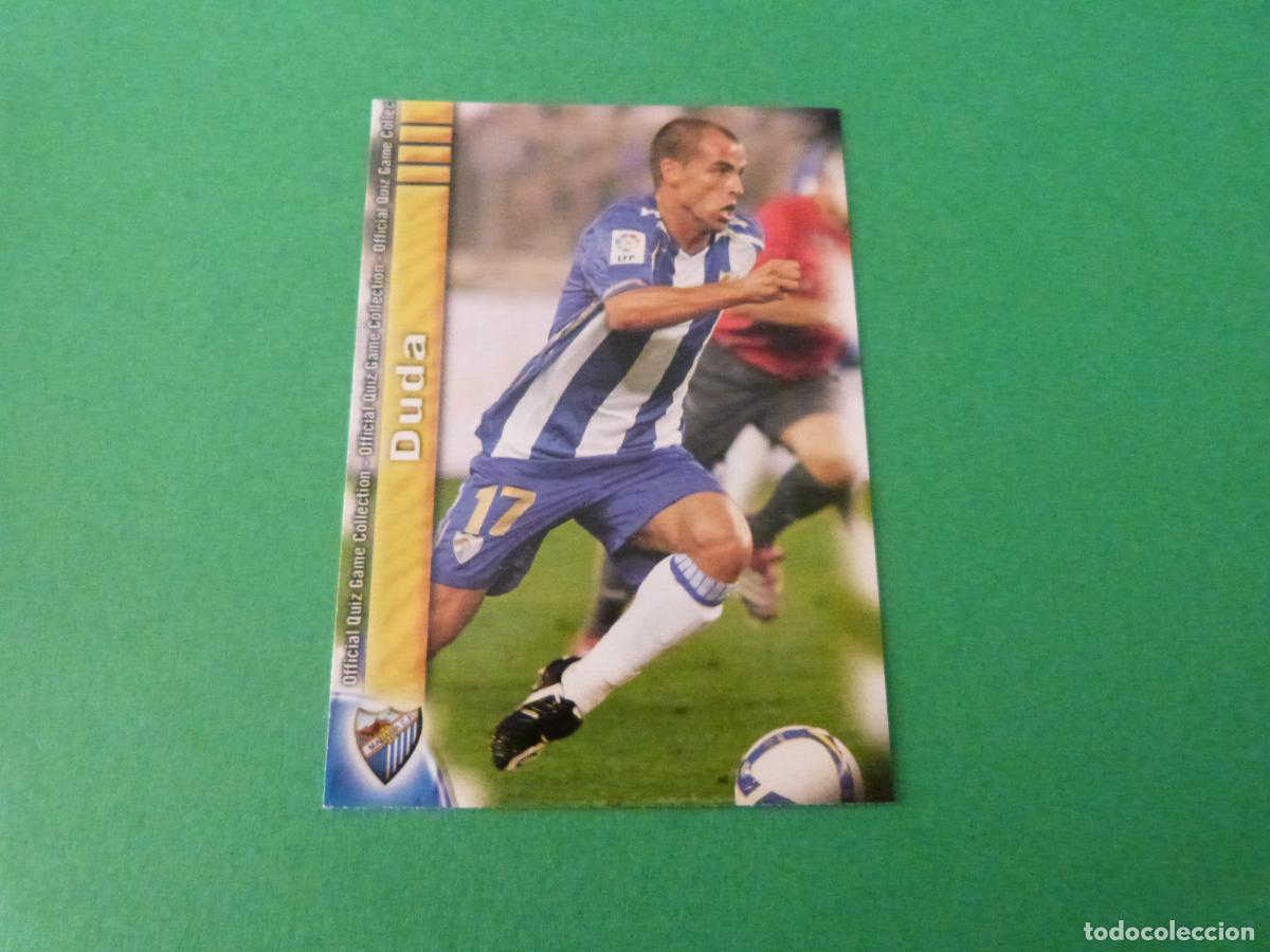 Cromos de f&uacute;tbol: TRADING CARD FUTBOL DUDA MALAGA C.F. N&ordm; 204 FICHAS LIGA MUNDICROMO 2009-2010/09-10
