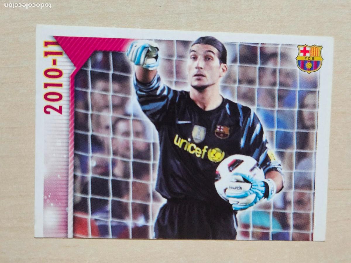 Cromos de f&uacute;tbol: CROMO N&ordm; 21 PINTO - COLECCION OFICIAL BARCELONA LIGA 2010 2011 - 10 11 SIN PEGAR