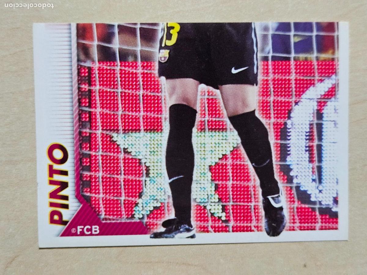 Cromos de f&uacute;tbol: CROMO N&ordm; 22 PINTO - COLECCION OFICIAL BARCELONA LIGA 2010 2011 - 10 11 SIN PEGAR
