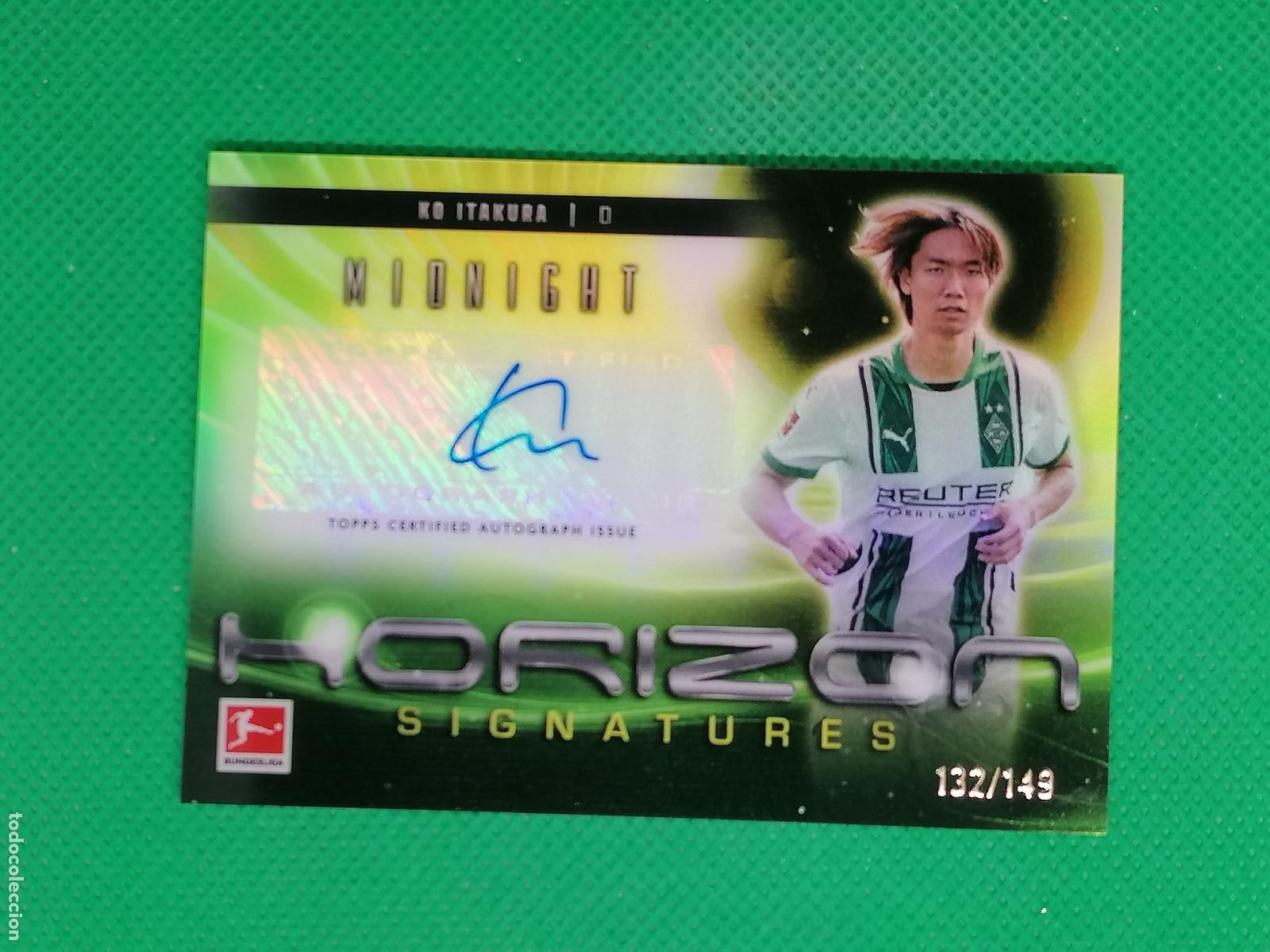 Cromos de f&uacute;tbol: KO ITAKURA MONCHENGLADBACH /149 AUTOGRAFO AUTO FIRMA MIDNIGHT ⚽ TOPPS CHROME 24 25 2024 2025 ⚽