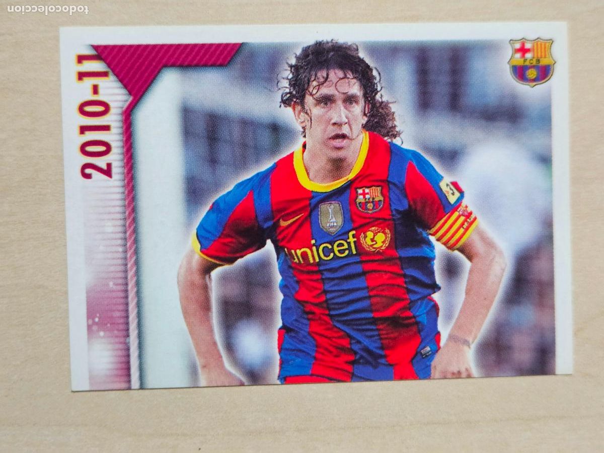 Fu&szlig;ball-Sticker: CROMO N&ordm; 33 PUYOL - COLECCION OFICIAL BARCELONA LIGA 2010 2011 - 10 11 SIN PEGAR