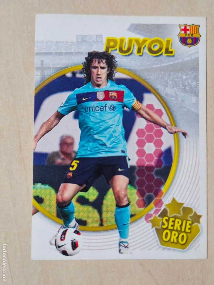 Figurine di Calcio: CROMO N&ordm; 37 PUYOL - COLECCION OFICIAL BARCELONA LIGA 2010 2011 - 10 11 SIN PEGAR