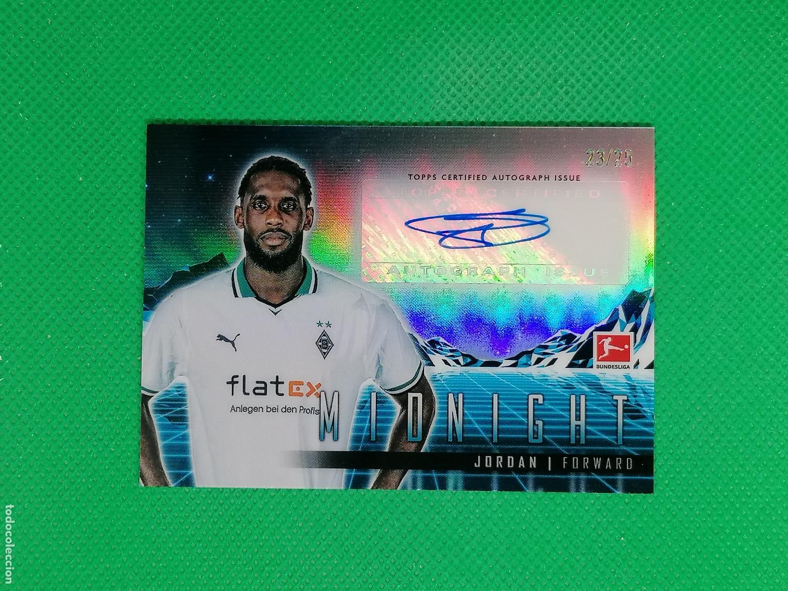Cromos de f&uacute;tbol: JORDAN MONCHENGLADBACH /25 AUTOGRAFO AUTO FIRMA MIDNIGHT ⚽ TOPPS BUNDESLIGA 24 25 2024 2025 ⚽
