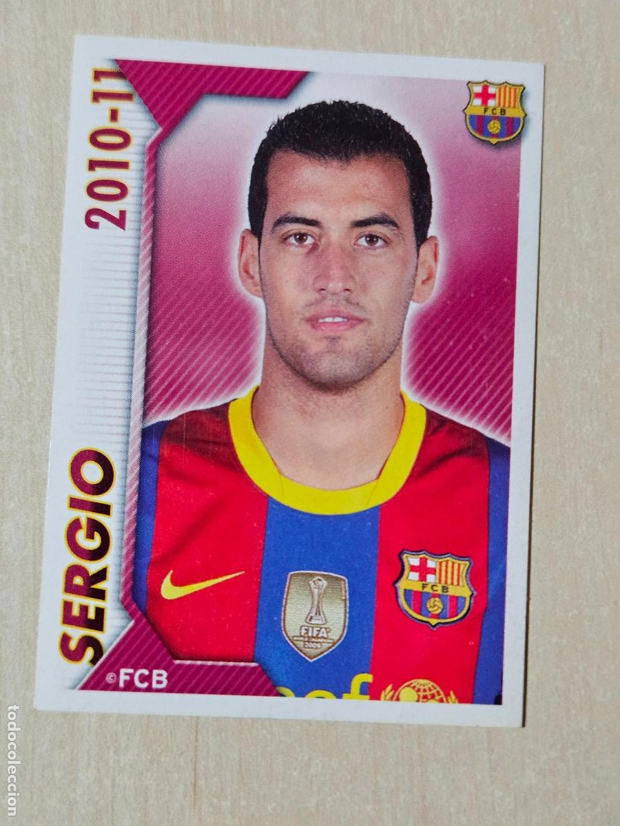 Cromos de Futebol: CROMO N&ordm; 68 SERGIO BUSQUETS - COLECCION OFICIAL BARCELONA LIGA 2010 2011 - 10 11 SIN PEGAR