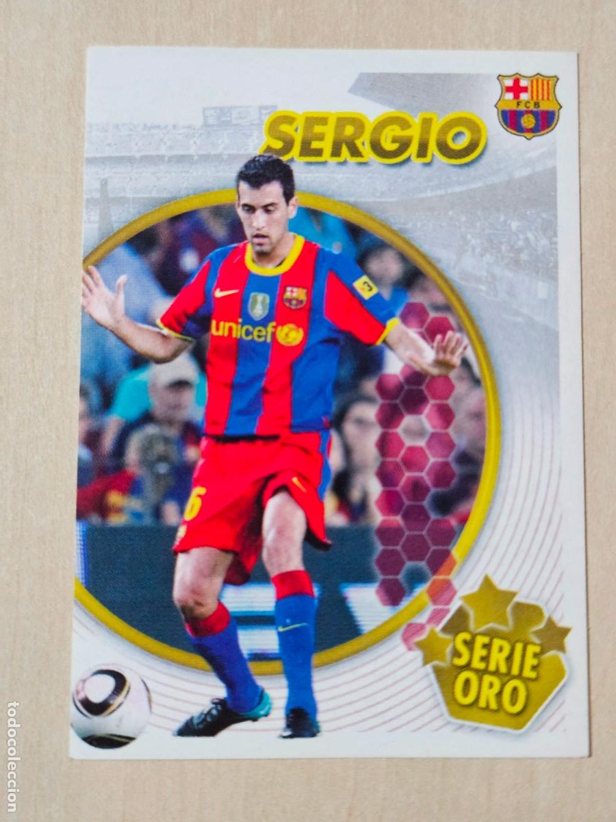 Cromos de Futebol: CROMO N&ordm; 73 SERGIO BUSQUETS - COLECCION OFICIAL BARCELONA LIGA 2010 2011 - 10 11 SIN PEGAR