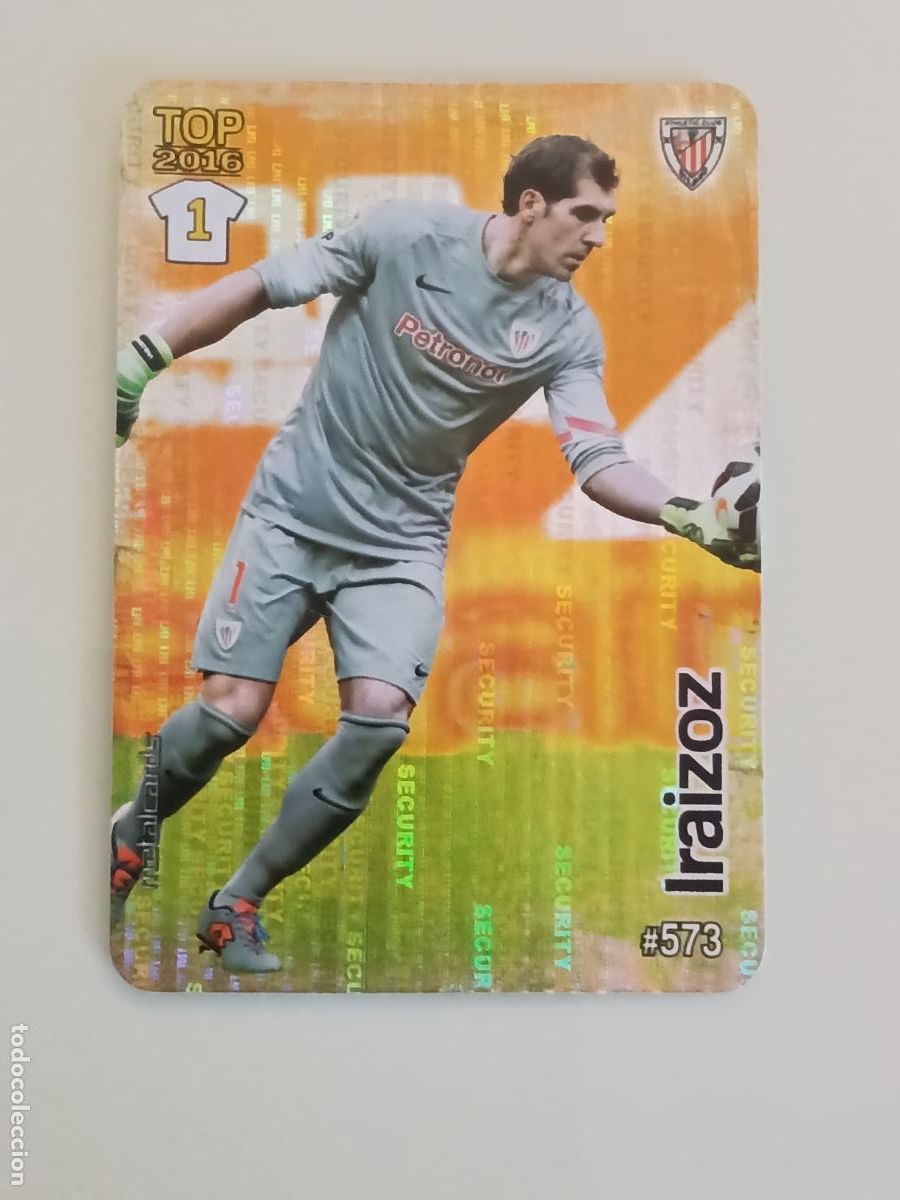 Cromos de f&uacute;tbol: 573 IRAIZOZ. SECURITY. ATHLETIC CLUB BILBAO. LAS FICHAS QUIZ DE LA LIGA 2016