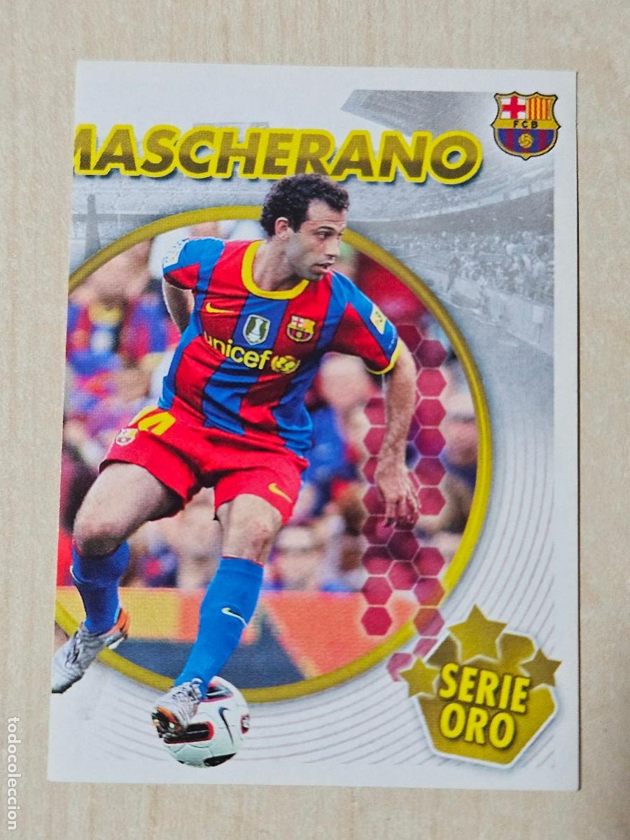 Cromos de f&uacute;tbol: CROMO N&ordm; 79 MASCHERANO - COLECCION OFICIAL BARCELONA LIGA 2010 2011 - 10 11 SIN PEGAR