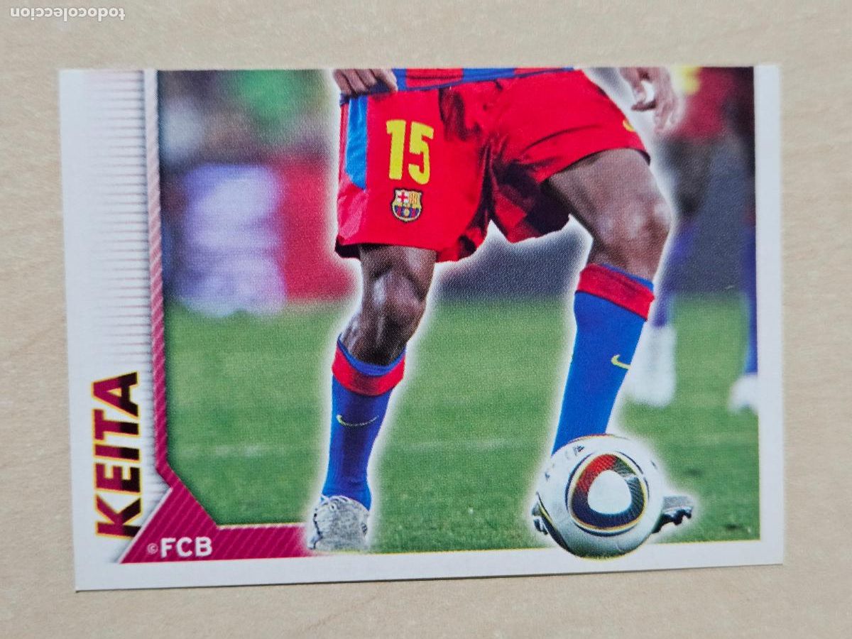 Cromos de f&uacute;tbol: CROMO N&ordm; 82 KEITA - COLECCION OFICIAL BARCELONA LIGA 2010 2011 - 10 11 SIN PEGAR