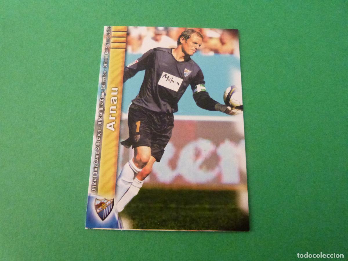 Cromos de f&uacute;tbol: TRADING CARD FUTBOL ARNAU MALAGA C.F. N&ordm; 193 FICHAS LIGA MUNDICROMO 2009-2010/09-10