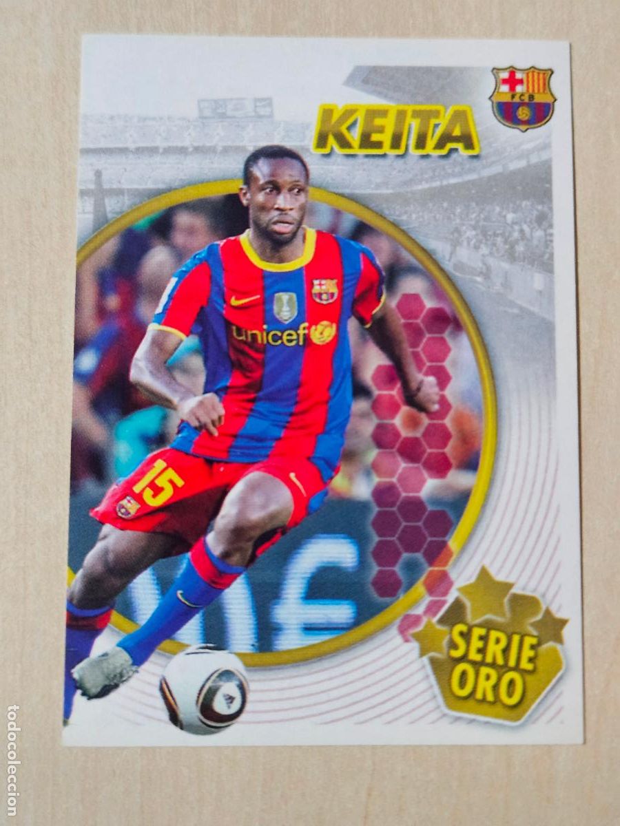 Cromos de f&uacute;tbol: CROMO N&ordm; 85 KEITA - COLECCION OFICIAL BARCELONA LIGA 2010 2011 - 10 11 SIN PEGAR