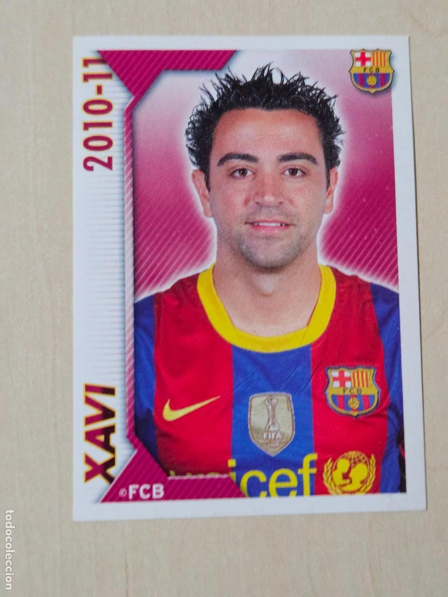 Cromos de f&uacute;tbol: CROMO N&ordm; 86 XAVI - COLECCION OFICIAL BARCELONA LIGA 2010 2011 - 10 11 SIN PEGAR