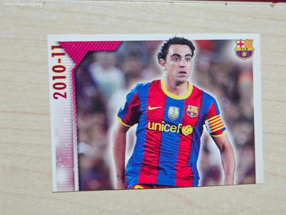 Cromos de f&uacute;tbol: CROMO N&ordm; 87 XAVI - COLECCION OFICIAL BARCELONA LIGA 2010 2011 - 10 11 SIN PEGAR