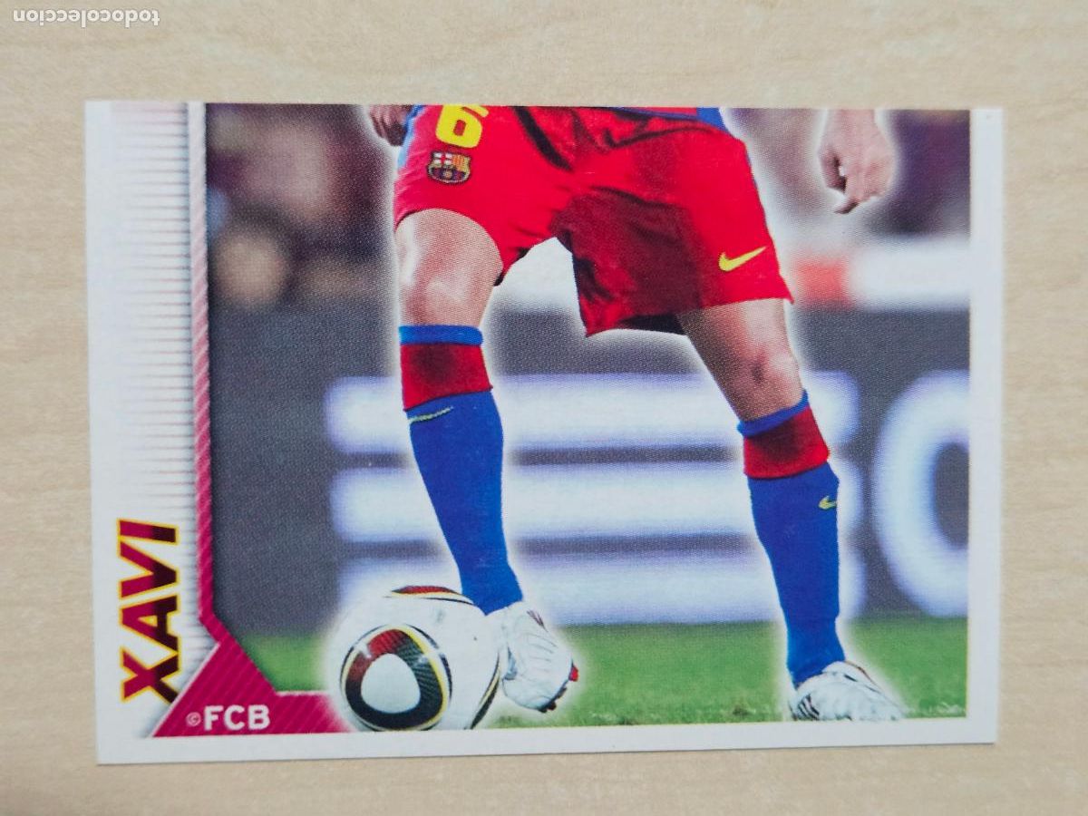 Cromos de f&uacute;tbol: CROMO N&ordm; 88 XAVI - COLECCION OFICIAL BARCELONA LIGA 2010 2011 - 10 11 SIN PEGAR