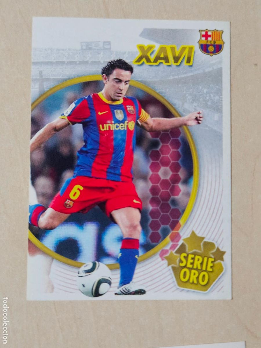 Cromos de f&uacute;tbol: CROMO N&ordm; 91 XAVI - COLECCION OFICIAL BARCELONA LIGA 2010 2011 - 10 11 SIN PEGAR
