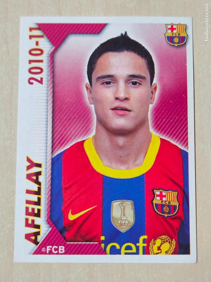 Cromos de f&uacute;tbol: CROMO N&ordm; 98 AFELLAY - COLECCION OFICIAL BARCELONA LIGA 2010 2011 - 10 11 SIN PEGAR