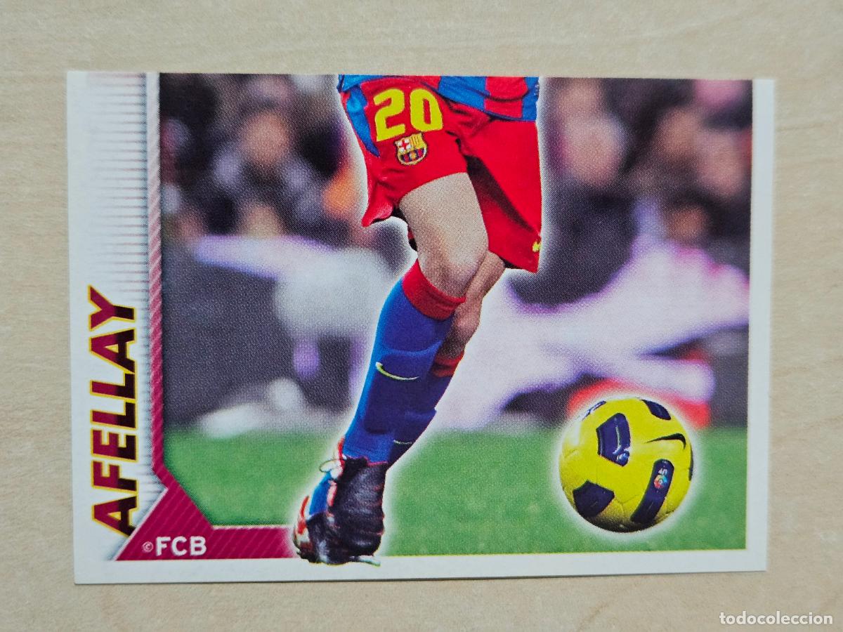 Cromos de f&uacute;tbol: CROMO N&ordm; 100 AFELLAY - COLECCION OFICIAL BARCELONA LIGA 2010 2011 - 10 11 SIN PEGAR