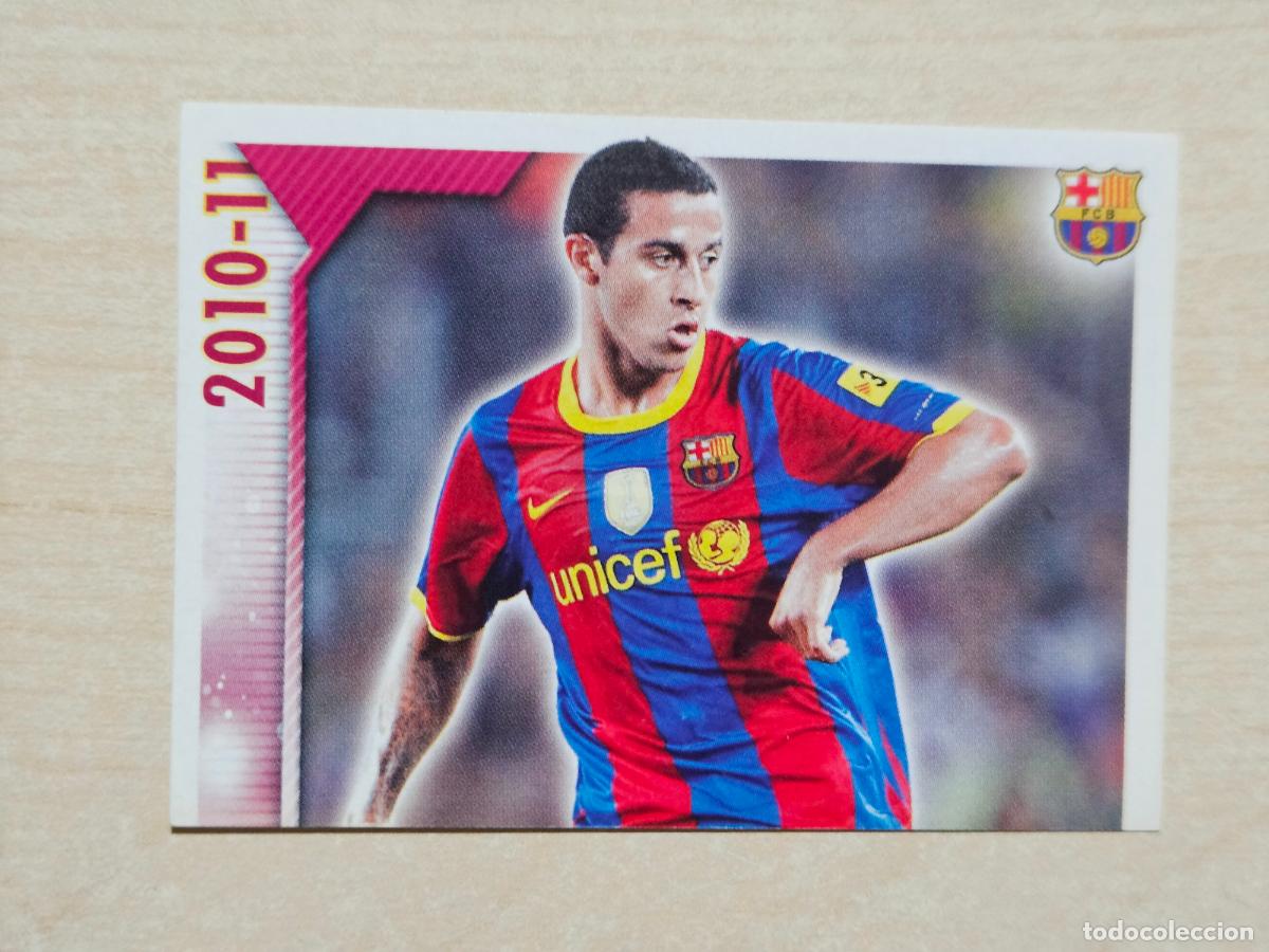 Cromos de f&uacute;tbol: CROMO N&ordm; 105 THIAGO - COLECCION OFICIAL BARCELONA LIGA 2010 2011 - 10 11 SIN PEGAR