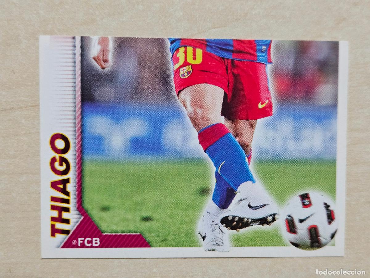 Cromos de f&uacute;tbol: CROMO N&ordm; 106 THIAGO - COLECCION OFICIAL BARCELONA LIGA 2010 2011 - 10 11 SIN PEGAR