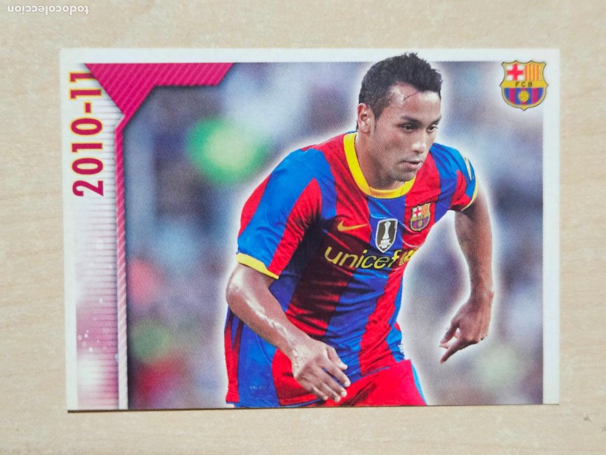 Cromos de f&uacute;tbol: CROMO N&ordm; 111 JEFFREN - COLECCION OFICIAL BARCELONA LIGA 2010 2011 - 10 11 SIN PEGAR