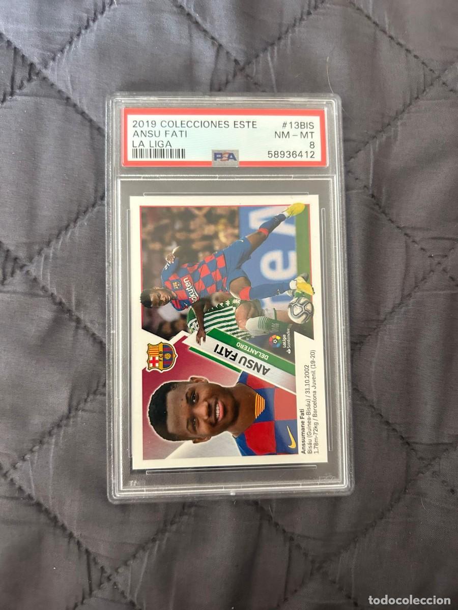 Cromos de f&uacute;tbol: ANSU FATI ROOKIE - LIGA ESTE 19/20 (BIS 13) - GRADUADO PSA 8