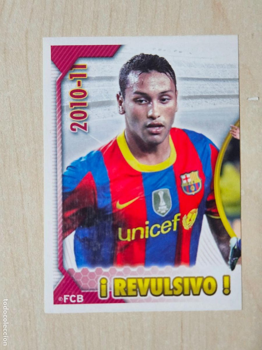 Cromos de f&uacute;tbol: CROMO N&ordm; 114 JEFFREN - COLECCION OFICIAL BARCELONA LIGA 2010 2011 - 10 11 SIN PEGAR