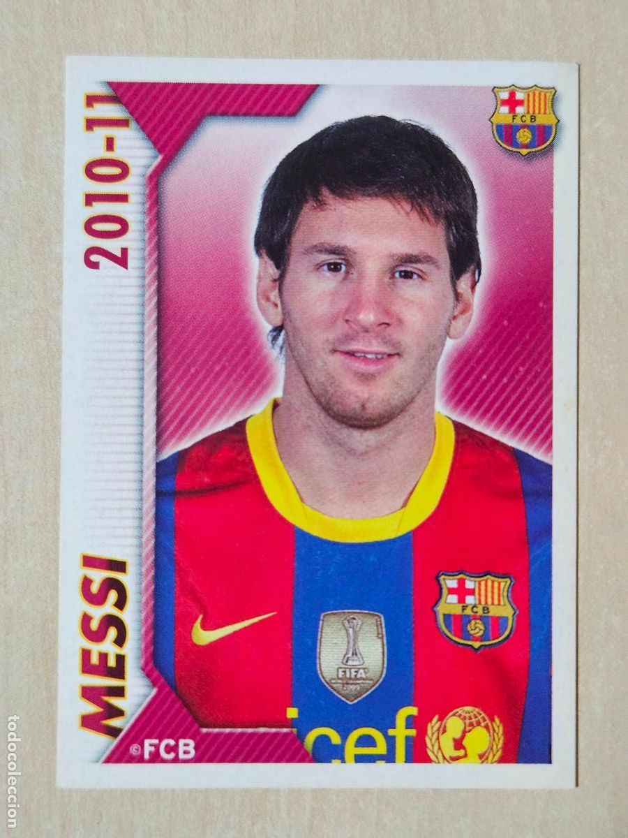 Cromos de f&uacute;tbol: CROMO N&ordm; 116 MESSI - COLECCION OFICIAL BARCELONA LIGA 2010 2011 - 10 11 SIN PEGAR