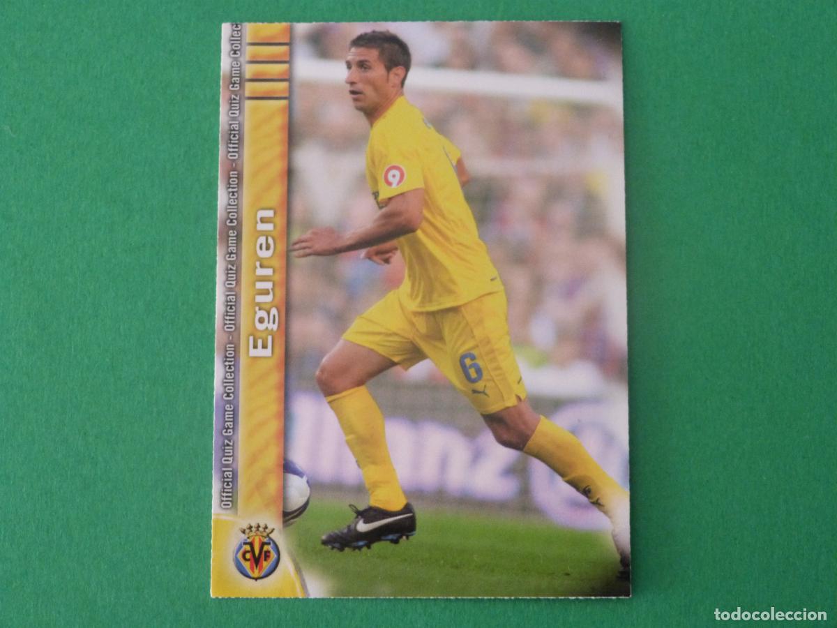 Cartes &agrave; collectionner de Football: TRADING CARD FUTBOL EGUREN VILLARREAL C.F. CORREGIDO N&ordm; 123 FICHAS LIGA MUNDICROMO 2009-2010/09-10
