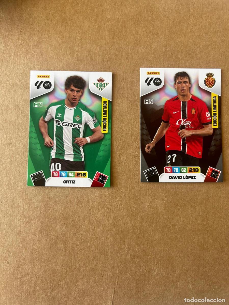 Cartes &agrave; collectionner de Football: Ortiz y David Lopez - Betis - Mallorca Edicion Limitada - Adrenalyn XL 25 26 - Panini 2025 2026