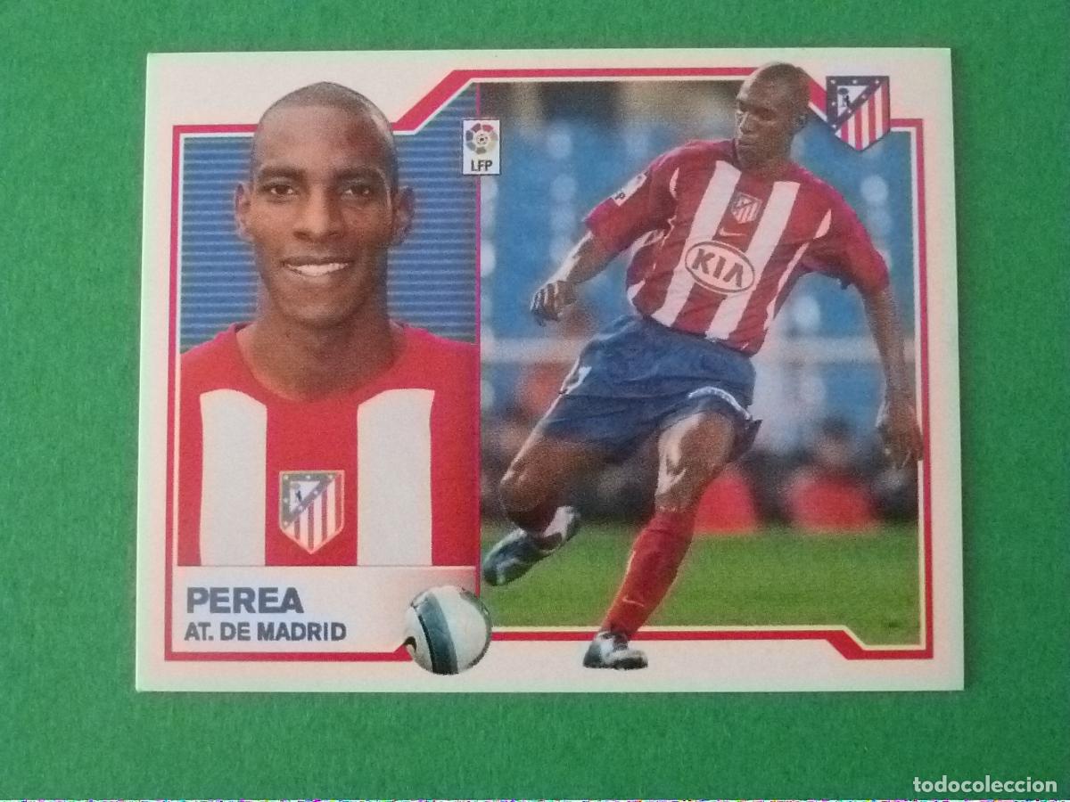 Cromos de f&uacute;tbol: CROMO FUTBOL PEREA ATLETICO DE MADRID SIN PEGAR LIGA ESTE 2007-2008/07-08