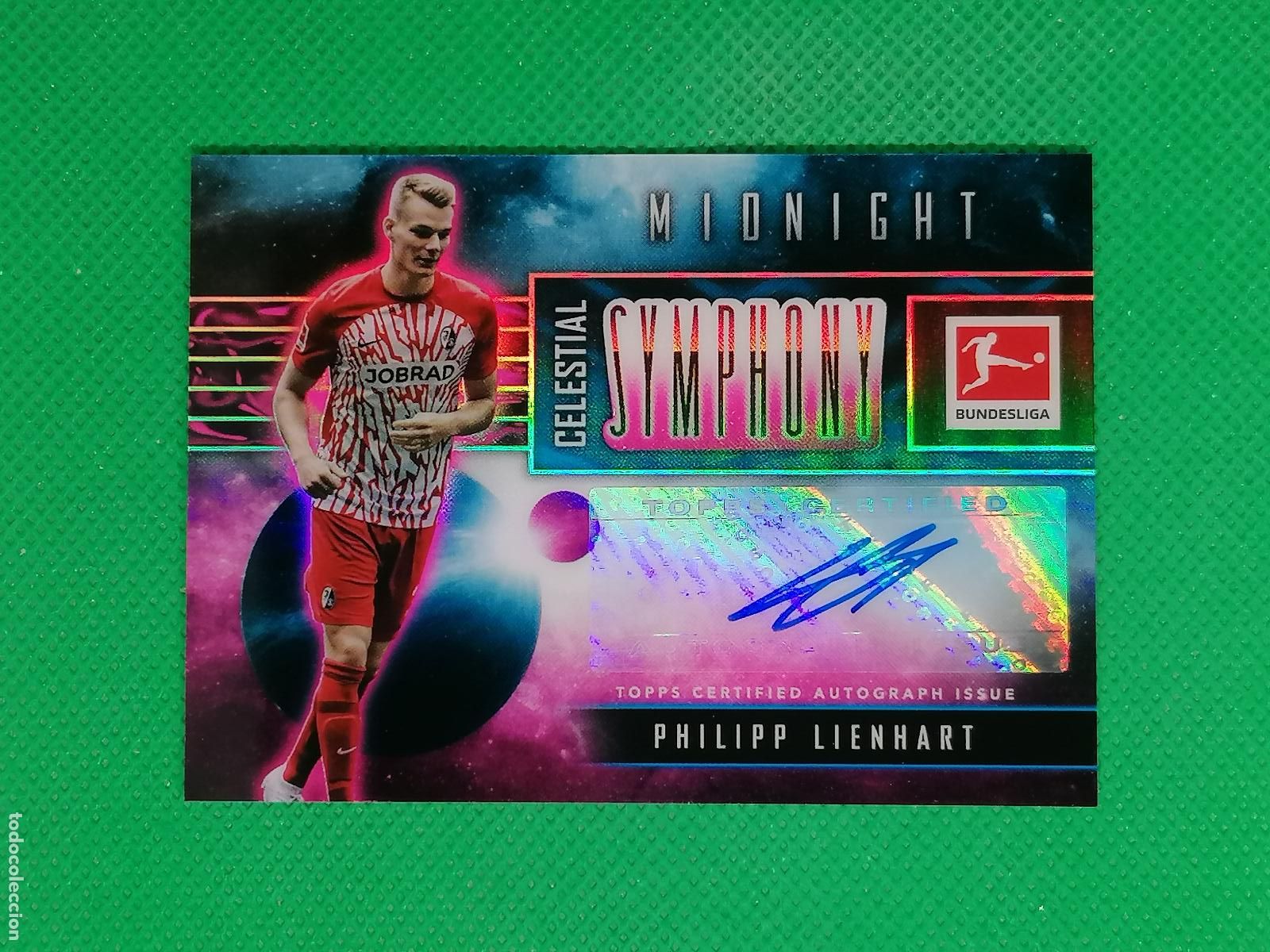 Cromos de f&uacute;tbol: PHILIP LIENHART FREIBURG AUTOGRAFO AUTO FIRMA MIDNIGHT ⚽ TOPPS BUNDESLIGA 23 24 2023 2024 ⚽