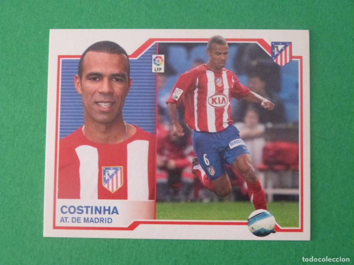 Cromos de f&uacute;tbol: CROMO FUTBOL COSTINHA ATLETICO DE MADRID SIN PEGAR LIGA ESTE 2007-2008/07-08