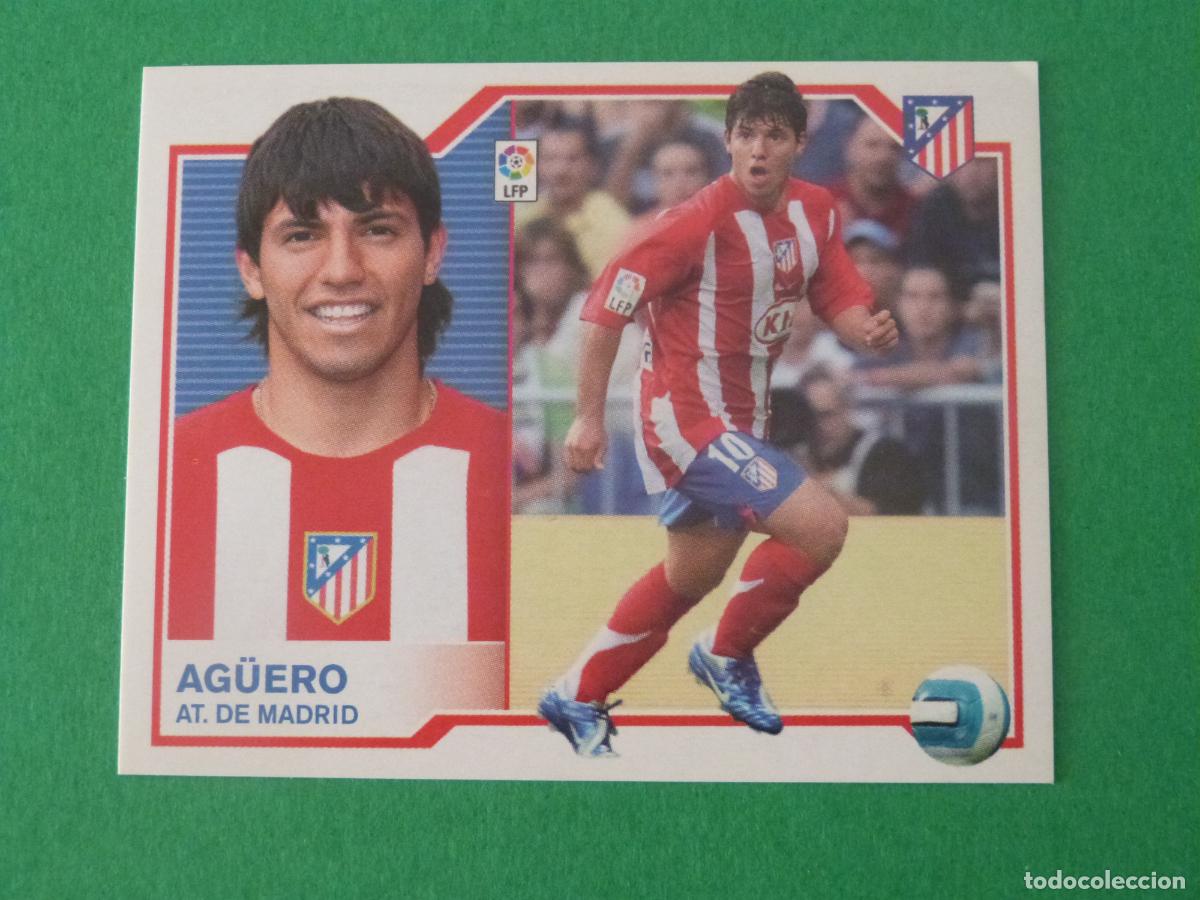 Cromos de Futebol: CROMO FUTBOL AG&Uuml;ERO ATLETICO DE MADRID SIN PEGAR LIGA ESTE 2007-2008/07-08