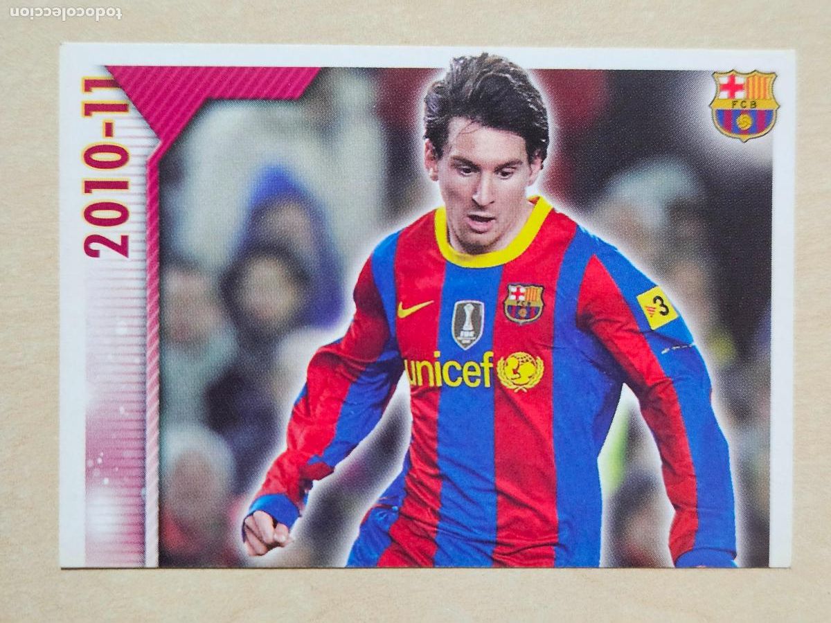 Cromos de f&uacute;tbol: CROMO N&ordm; 117 MESSI PUZZLE - COLECCION OFICIAL BARCELONA LIGA 2010 2011 - 10 11 SIN PEGAR