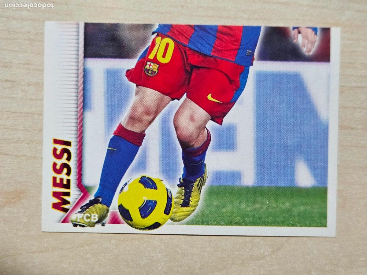 Cromos de f&uacute;tbol: CROMO N&ordm; 118 MESSI PUZZLE - COLECCION OFICIAL BARCELONA LIGA 2010 2011 - 10 11 SIN PEGAR