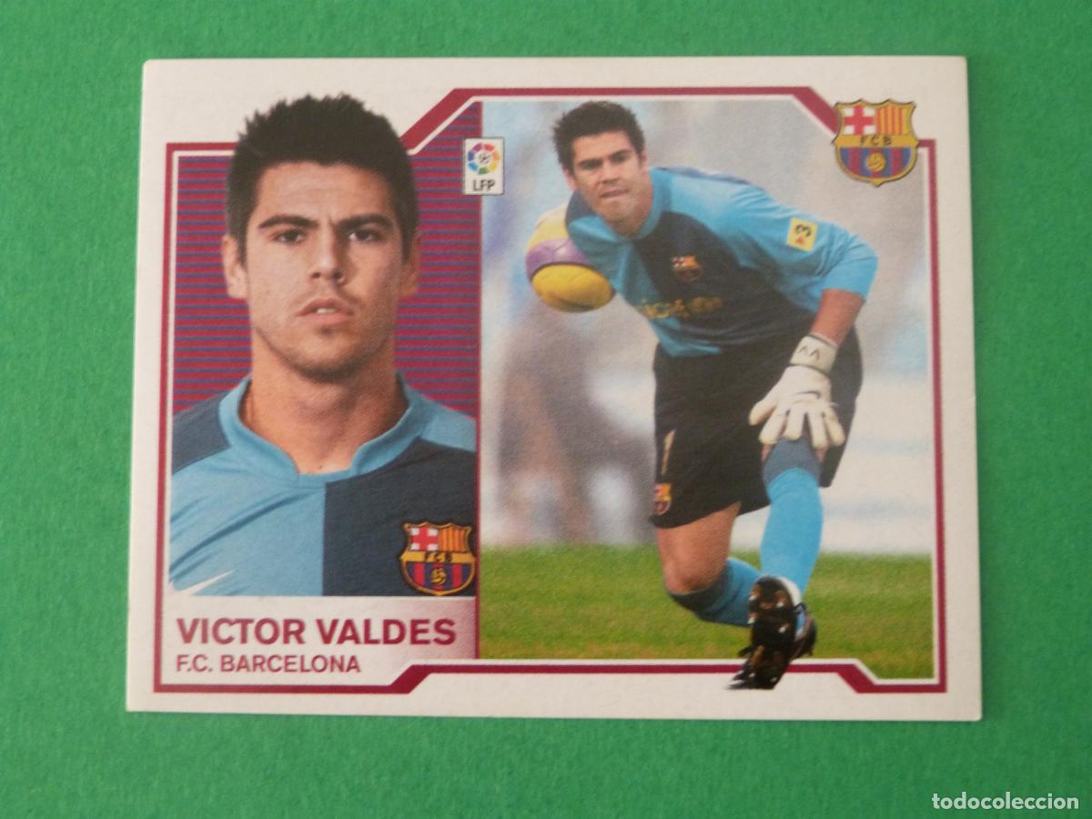 Cromos de f&uacute;tbol: CROMO FUTBOL VICTOR VALDES F.C. BARCELONA SIN PEGAR LIGA ESTE 2007-2008/07-08