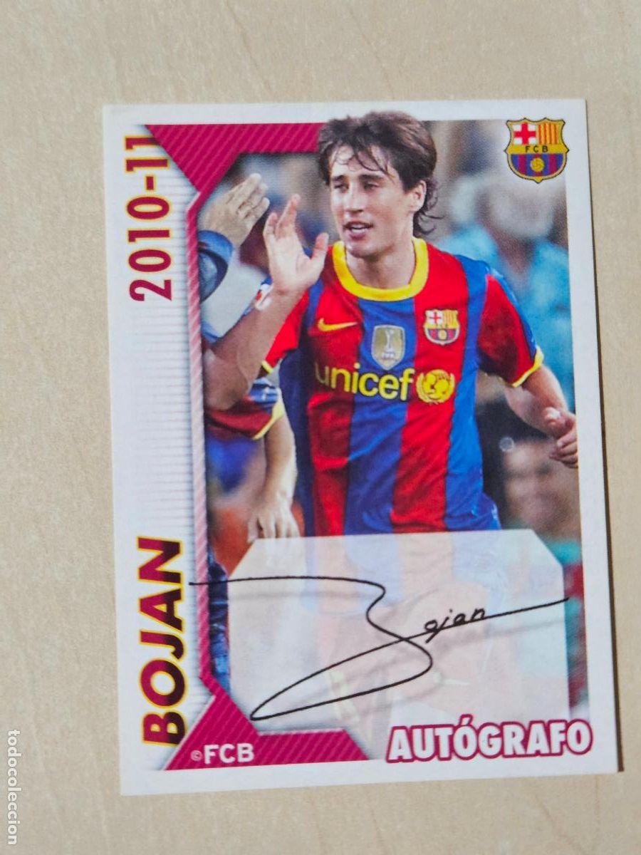 Cromos de f&uacute;tbol: CROMO N&ordm; 131 BOJAN - COLECCION OFICIAL BARCELONA LIGA 2010 2011 - 10 11 SIN PEGAR