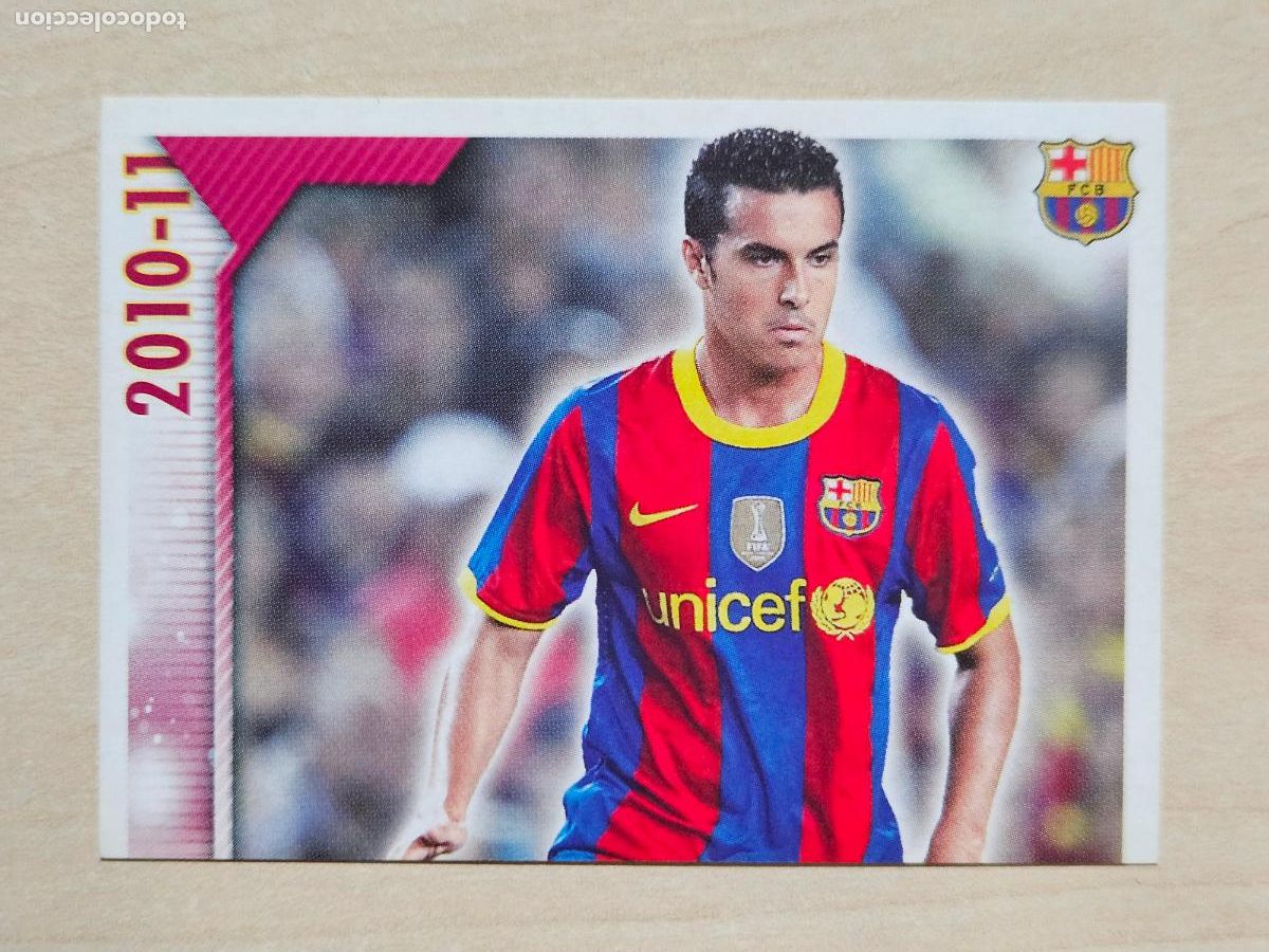Cartes &agrave; collectionner de Football: CROMO N&ordm; 135 PEDRI - COLECCION OFICIAL BARCELONA LIGA 2010 2011 - 10 11 SIN PEGAR
