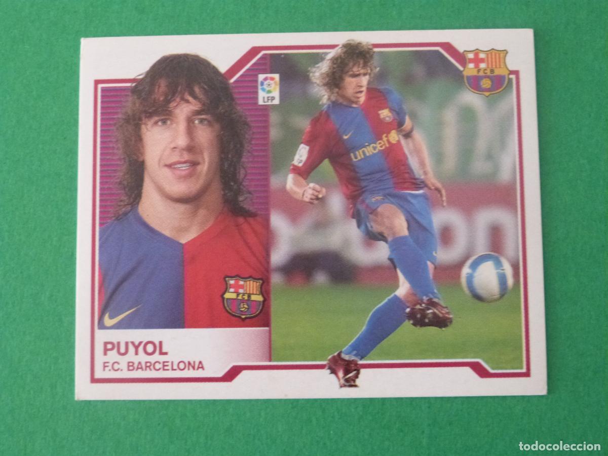 Fu&szlig;ball-Sticker: CROMO FUTBOL PUYOL F.C. BARCELONA SIN PEGAR LIGA ESTE 2007-2008/07-08