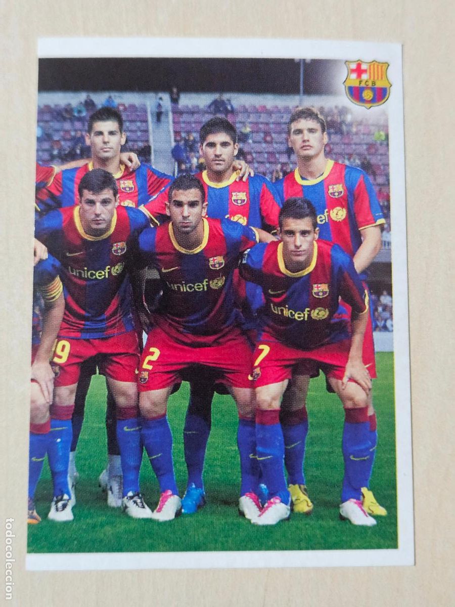 Cromos de Futebol: CROMO N&ordm; 141 BARCA B - COLECCION OFICIAL BARCELONA LIGA 2010 2011 - 10 11 SIN PEGAR