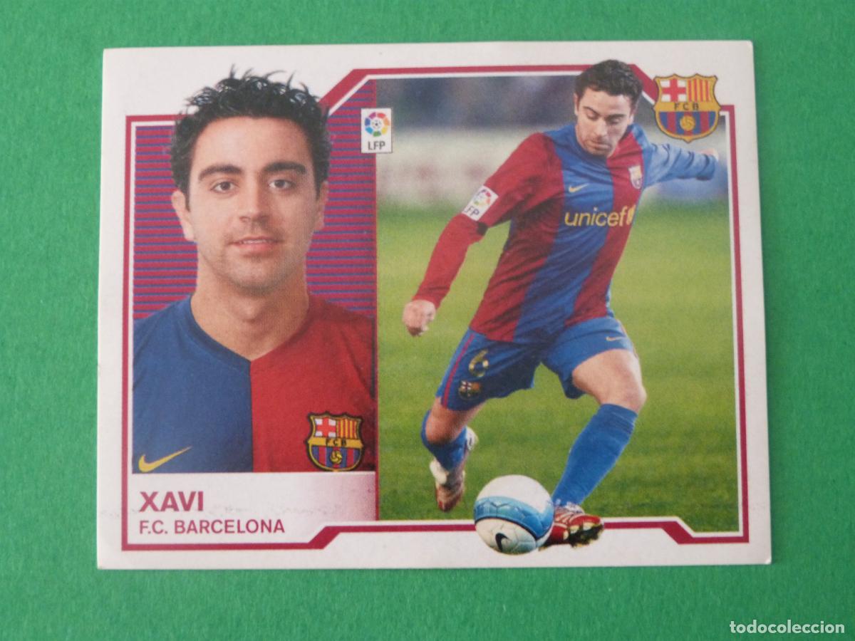Cromos de f&uacute;tbol: CROMO FUTBOL XAVI HERNANDEZ F.C. BARCELONA SIN PEGAR LIGA ESTE 2007-2008/07-08