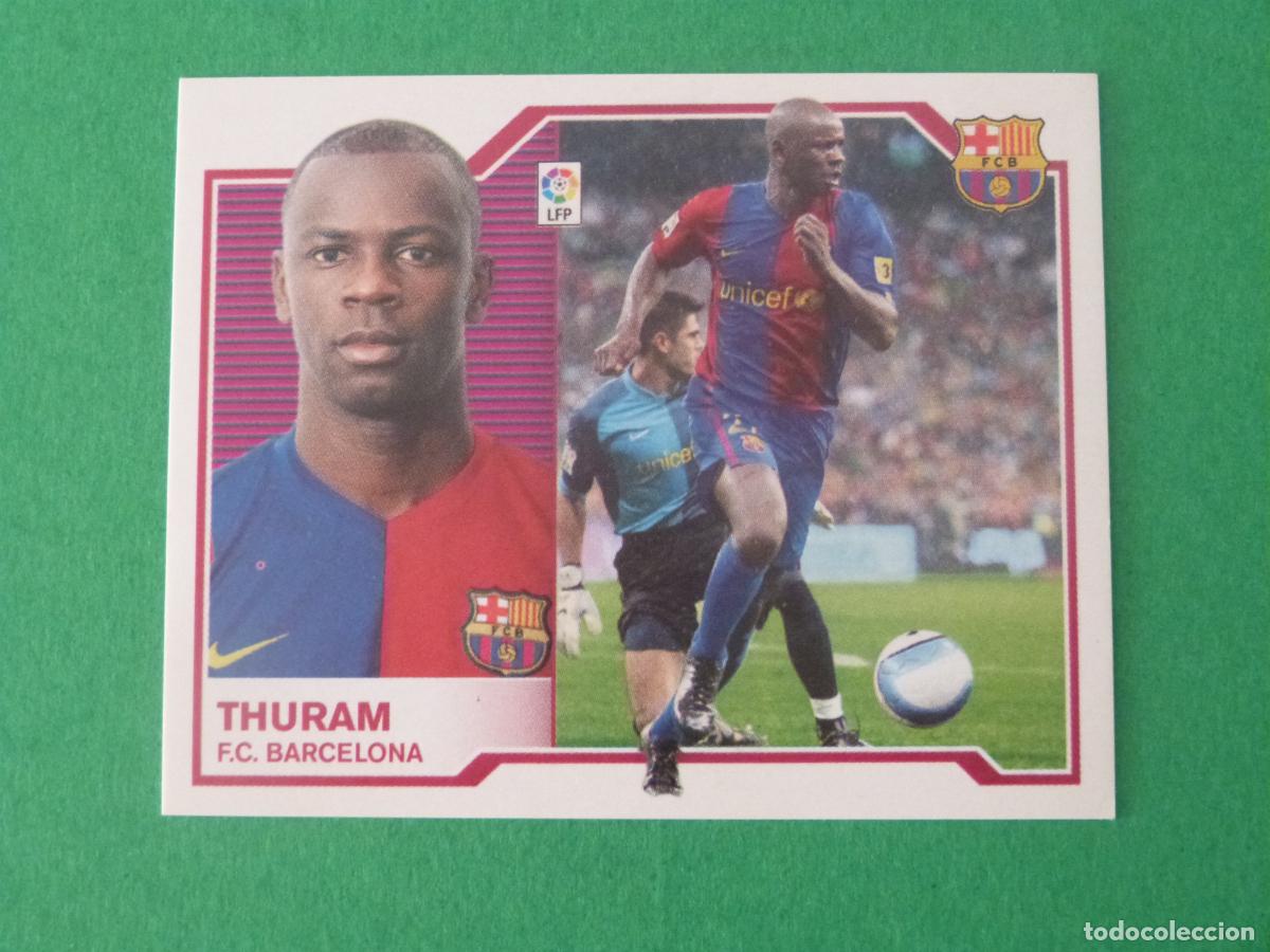 Cromos de Futebol: CROMO FUTBOL THURAM F.C. BARCELONA SIN PEGAR LIGA ESTE 2007-2008/07-08