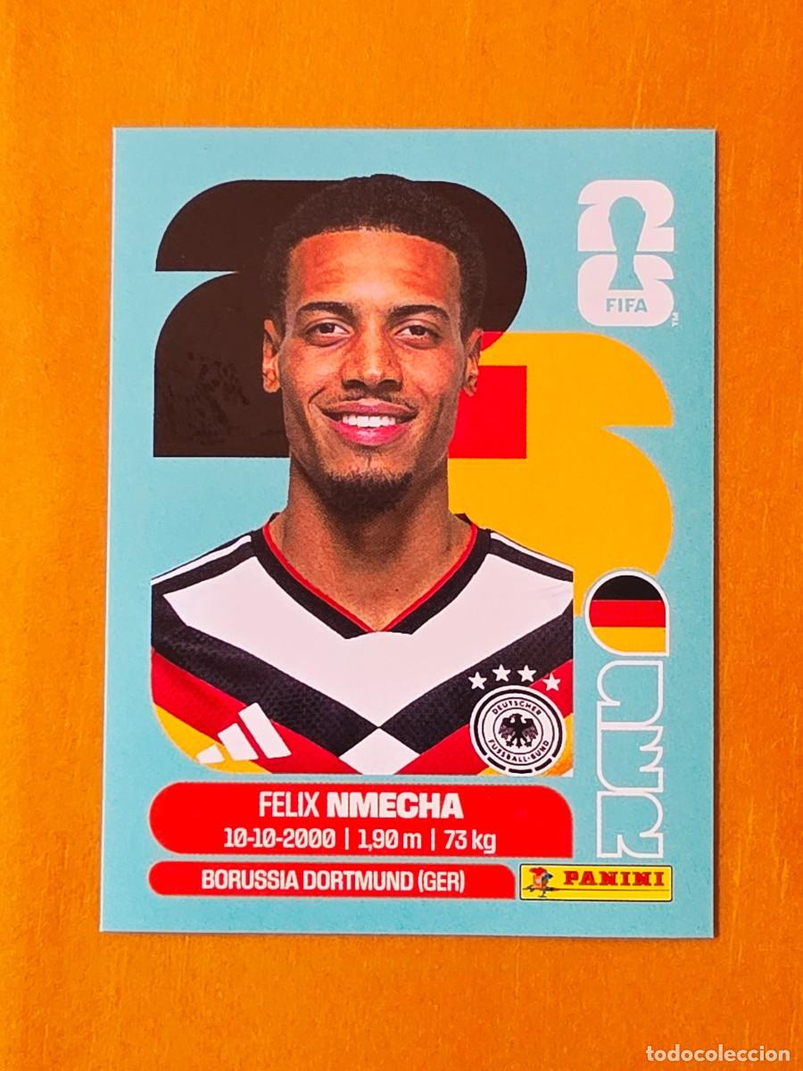 Cromos de f&uacute;tbol: GER 12 Felix Nmecha, Alemania, Panini FIFA World Cup Mundial 2026 Sticker