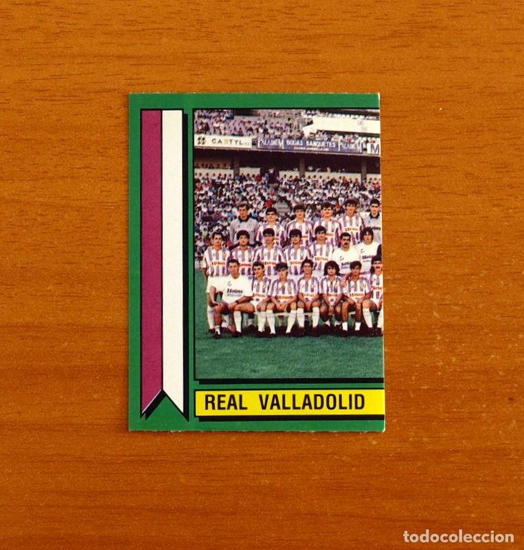 Cromos de f&uacute;tbol: Valladolid - 326 Plantilla - F&uacute;tbol 90 Panini 1989-1990, 89-90 - Nunca pegado