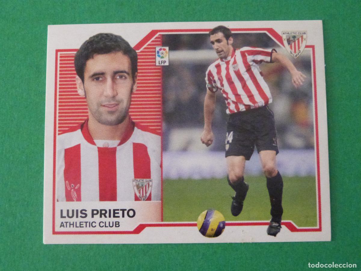 Cromos de f&uacute;tbol: CROMO FUTBOL LUIS PRIETO ATH. BILBAO SIN PEGAR LIGA ESTE 2007-2008/07-08