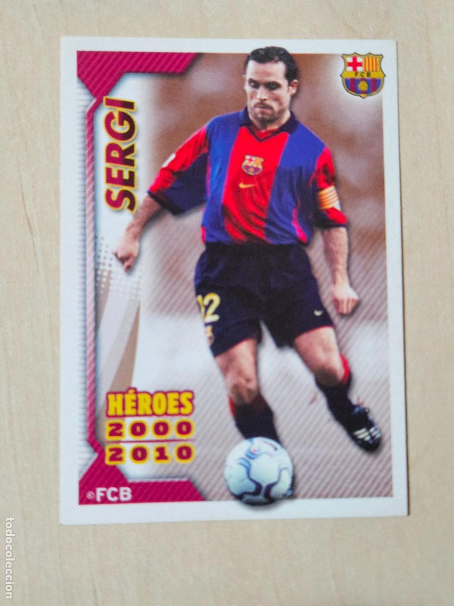 Cromos de f&uacute;tbol: CROMO N&ordm; 155 SERGI - COLECCION OFICIAL BARCELONA LIGA 2010 2011 - 10 11 SIN PEGAR