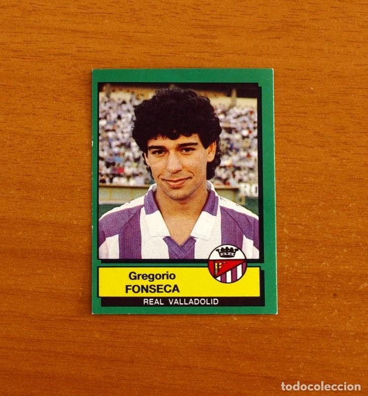 Cromos de f&uacute;tbol: Real Valladolid - N&ordm; 337 Gregorio Fonseca - F&uacute;tbol 90 Panini 1989-1990, 89-90 - Nunca pegado